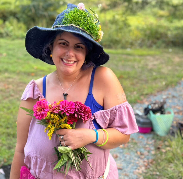 I had my very own cut flower garden last summer!